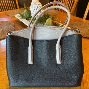 Kate Spade Black and Taupe/Tan Tote Bag
